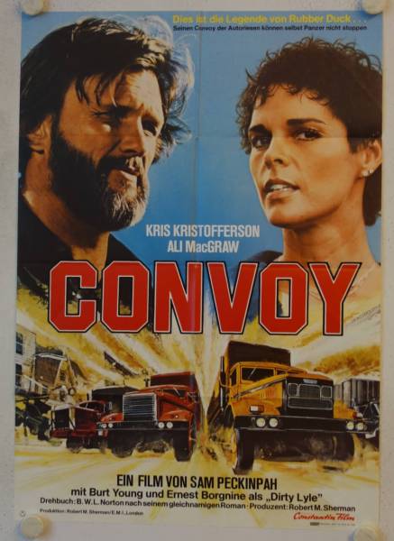 Convoy original release german movie poster